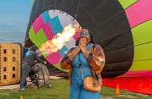 Balloon Flight with Breakfast in a Natural Cave and Transportation from CDMX