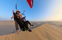 Paragliding over the Huacachina Desert