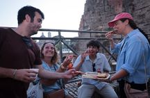 Rome Colosseum: Pizza & Aperitivo Food Tour at Sunset