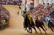 Palio di Siena Experience with Aperitivo & Entry Assistance