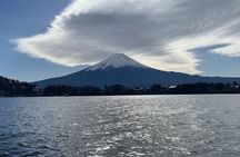 Chureito pagoda and five lakes of Mt. Fuji