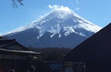 Chureito pagoda and five lakes of Mt. Fuji
