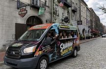 Savannah Historical Guided Open-Air Minibus Cruiser- Free Parking