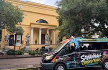 Savannah Historical Guided Open-Air Minibus Cruiser- Free Parking