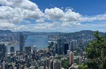 Private Tour: Victoria Peak & Lantau Big Buddha (same day)