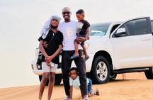Evening Desert Safari Abu Dhabi Camel Ride & Sand Boarding