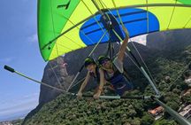 Delta and parapent double wing flight in Rio de Janeiro with video