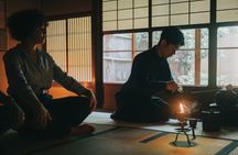 A candlelit tea ceremony in a 100-year-old Kyoto townhouse.