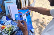 Painting class with a local