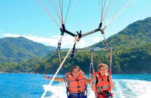 Parasailing plus a visit to the artisan market