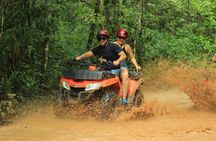 ATV Adventure Tour Zipline and Cenote Swim in Playa del Carmen