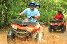 ATV Adventure Tour Zipline and Cenote Swim in Playa del Carmen