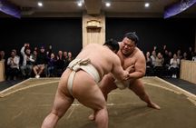 Shibuya Sumo Show with Drink and Photo in Tokyo