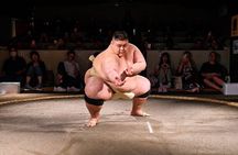 Shibuya Sumo Show with Drink and Photo in Tokyo
