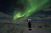 Tromso Northern Lights Glass Minibus Tour with Dinner
