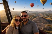 Flight in Globo Teotihuacan cave, transportation and tour