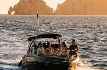 Luxury Black Yacht Arch Snorkel and Sea of Cortez