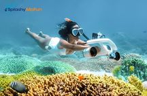 Snorkeling with sea scooters and scenic boat ride