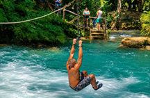 Blue Hole Waterfall Adventure Swim and Rope Swing