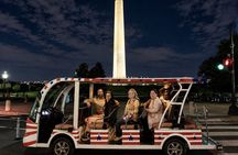 Washington DC Monuments & US History Moonlight Guided E-Cart Tour