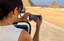 Private Giza Pyramids Tour with Golf Cart, Camel Ride & Breakfast