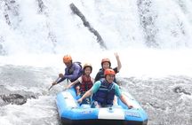 Rafting Telaga Waja River with optional transfer, zipline & lunch
