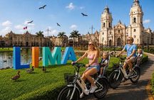 Lima Historic Centre from Miraflores by E bike 25km