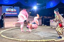 Sumo Show Experience at Tokyo Tower with Japanese Cuisine