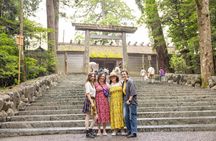 Ise Shrine in Mie Prefecture, Maneki Neko Painting Experience and Meoto Iwa Guided Tour by Private Car