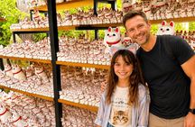 Tokyo: Gotokuji Lucky Cat Temple and Local Cat Town Walking