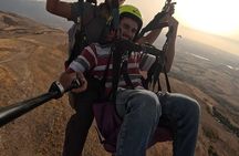 Tandem Paragliding Flight near Marrakech with Atlas Mountain View