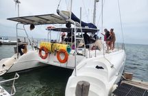 Cancun Catamaran to Isla Mujeres Unlimited, Open Bar and Lunch.