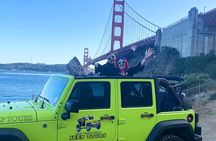 San Francisco Private Jeep Tour for Two – Golden Gate Bridge/City