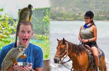 2x1: Horseback Riding Plus monkeyLand Amber cove Taino Bay
