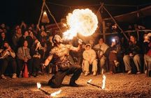 Agafay Desert Sunset Experience Camel Ride Dinner & Fire Show