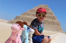 Full Day Private Tour Giza Pyramids Saqqara and Memphis