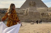 Full Day Private Tour Giza Pyramids Saqqara and Memphis