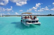 Bacalar Seven Color Lagoon Private Boat Adventure with BBQ Option