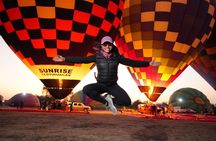 Sunrise Balloon Flight+ GRUTA Breakfast + Pyramids from CDMX