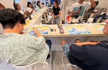 Tokyo Hokusai Art Workshop in Kagurazaka with Drink