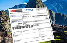 Machu Picchu Tickets – Choose Circuit 1, 2 or 3