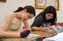 Stained Glass Painting Workshop in a Stylish Antalya Atelier