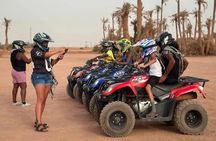 Marrakech Quad Bike Activity in desert palmeraies grove