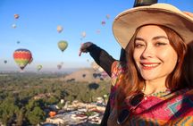 Unforgettable Hot Air Balloon Ride at sunrise over Teotihuacan