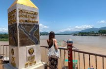 Luxury fun trip to Golden Triangle take boat and entrance to Laos