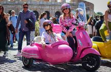 Rome Vespa Sidecar Tour with Photos and Driver