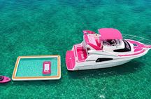 Barbie Pink Miami Yacht Rental 2 Free Jet skis Private Boat