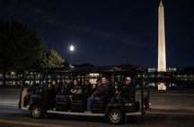 Washington DC Monuments & US History Moonlight Guided E-Cart Tour