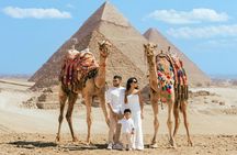 Giza Pyramids tour & Photoshoot with Camels & Rearing Horse