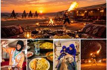 Marrakech: Agafay Desert Sunset to Stars, Camel Ride, Dinner Show